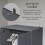 Vida Designs (Grey) Riano 2 Door 2 Drawer Wardrobe Bedroom Storage 4