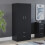Vida Designs (Black) Riano 2 Door 2 Drawer Wardrobe Bedroom Storage 1