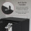 Vida Designs (Black) Riano 2 Door 2 Drawer Wardrobe Bedroom Storage 4
