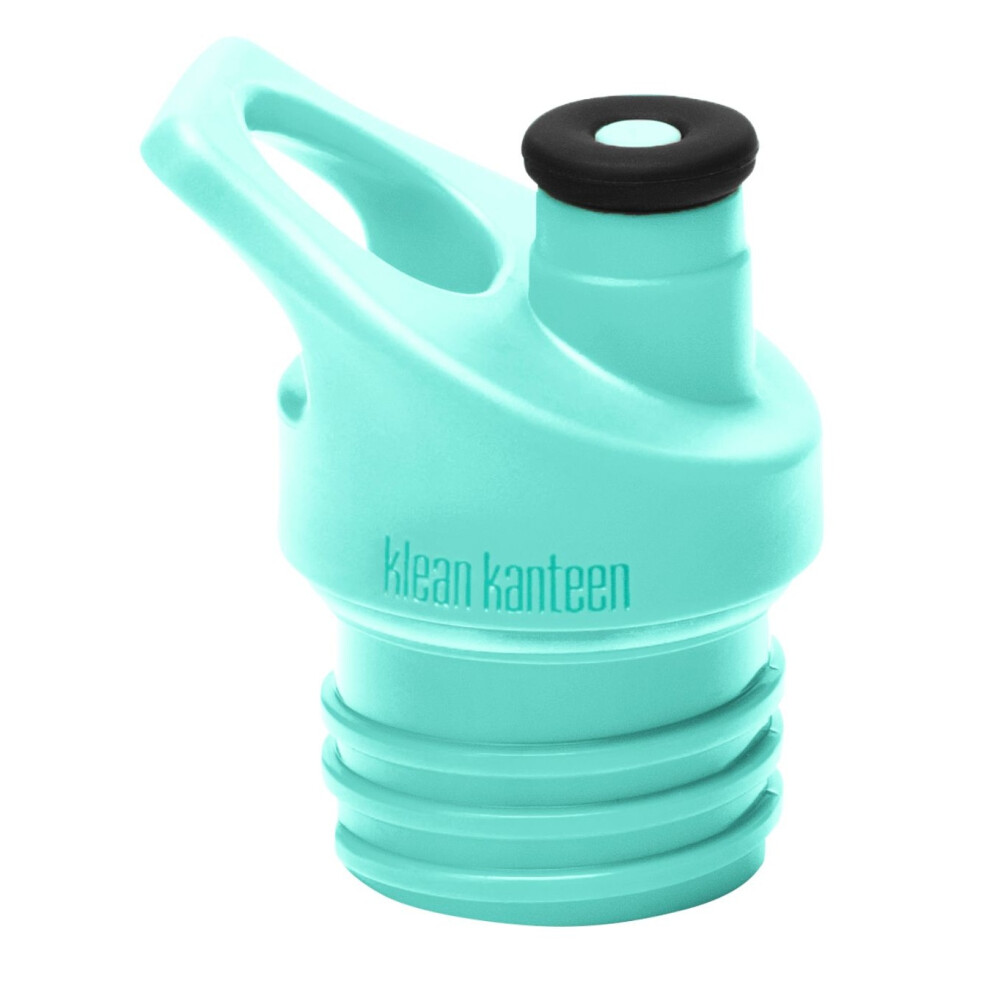 (aqua) Klean Kanteen Sport Cap Replacement lid suitable for kids + classic bottles