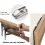 (Silver 8 inch 2pcs) 2pcs Triangle Folding Angle Bracket Heavy Support Adjustable Wall Mounted Bench Table Shelf Furniture Hardware Bracket Wall Tabl 3