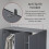 Vida Designs (Grey) Riano 3 Door Wardrobe Bedroom Clothes Storage 5