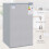 Homcom HOMCOM 91L Freestanding Under Counter Fridge Grey 8