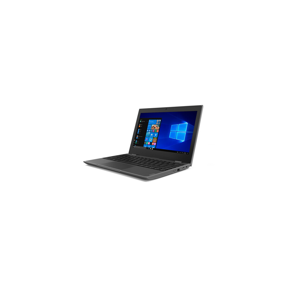 Lenovo 100e 11.6" Education Laptop, Intel Celeron N4120, 4GB RAM, 64GB SSD, HD, Camera, Windows 10 Pro, Black, UK Keyboard