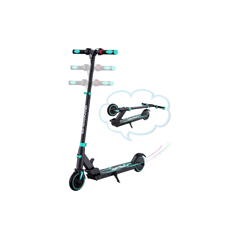 RCB Electric Scooter, Age 8-12-16, Only 7.55KG, Range 16 KM, Maximum Speed 12.4 MPH