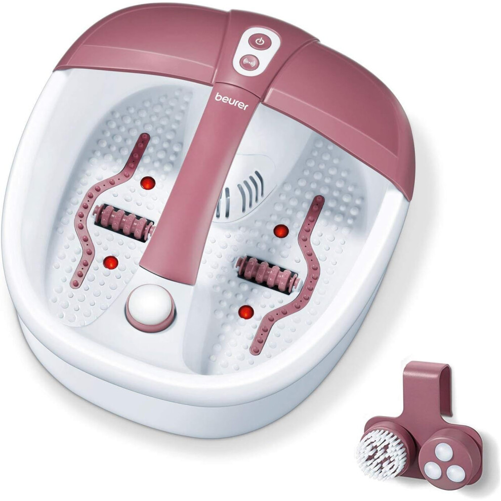 Light Foot Spa With Aromatherapy | Foot Bath With Bubble And Vibration Massage | Infrared Stimulation Therapy | Removable Foot Massage Roller