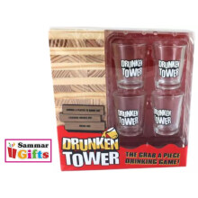 "NEW" Drunken Tower Party Game + Building Blocks Drinking Games