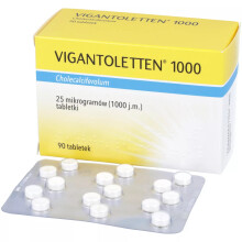 Vigantoletten 1000, vitamin D3 1000 IU, 90 capsules, WITAMINA D3 *