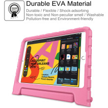 (Rose Gold) Kids Shockproof Heavy Duty Tough EVA Case Cover For Apple iPad 10.2 7th 8th 9th Generation