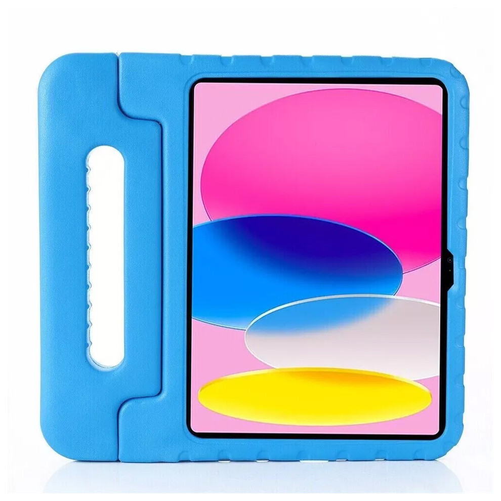 (Blue) For Apple iPad 10th Gen 10.9" 2022 Kids Case Shockproof Heavy Duty Stand Cover