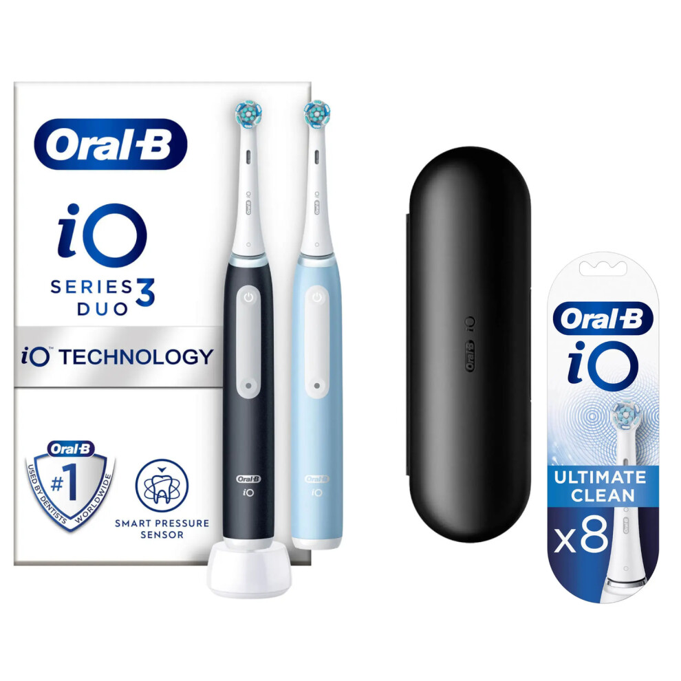 Oral-B Io Io3 Matt & Ice Electric Toothbrush Black/Blue