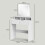 Homcom HOMCOM Dressing Table with Mirror, LED Lights, Drawers, for Bedroom, White 2