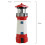 LED Solar Lighthouse Sensor Beacon Rotating Lamp Statue Garden Outdoor 9