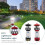 LED Solar Lighthouse Sensor Beacon Rotating Lamp Statue Garden Outdoor 3
