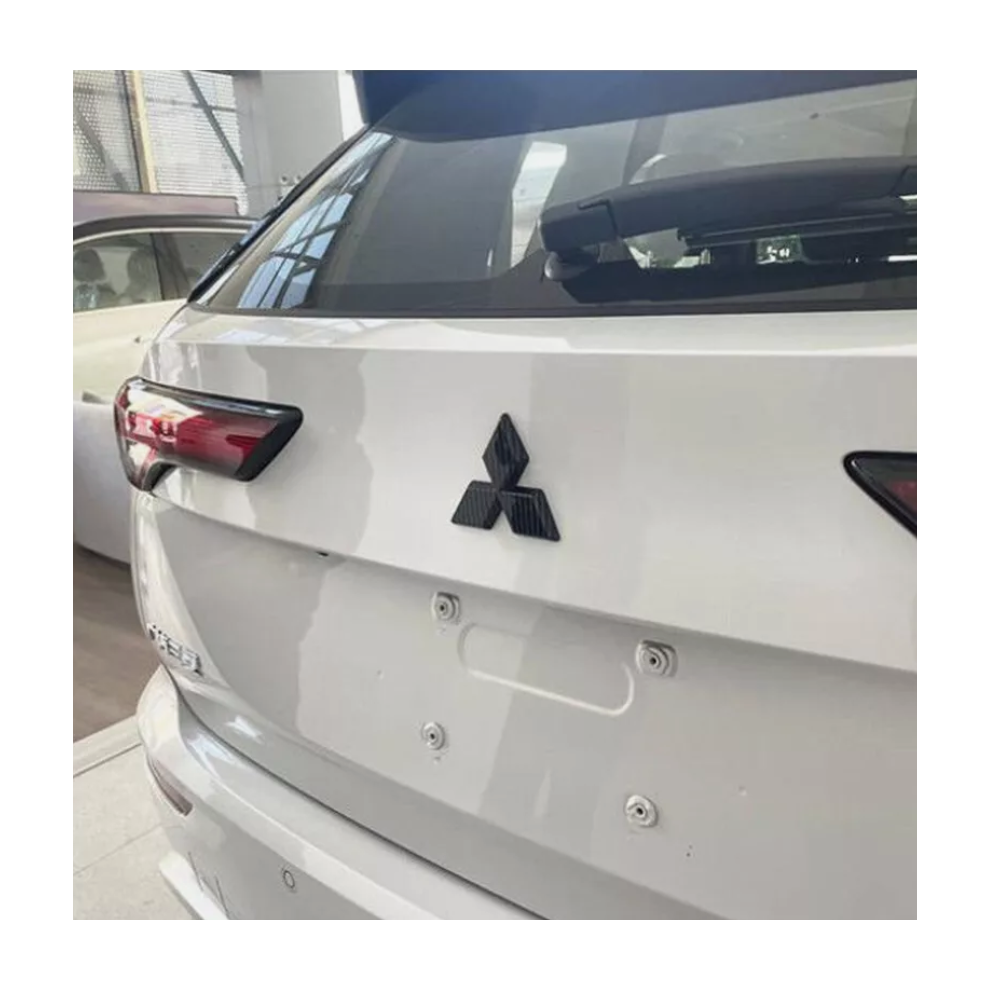 Mitsubishi Triple Diamond Rear Emblem For Outlander 2022-2024 Black 4754135808913