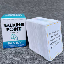 Talking Point Game: 200 Conversation Starters for Family & Couples - Purpose Cards (UK Edition)