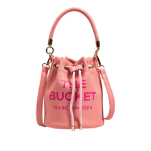 (pink) Women's handbags, drawstring bucket bags, shoulder tote bags, PU leather ...