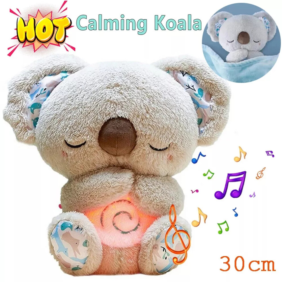 Breathing Bear Soothing Koala Plush - Music, Sound & Sleep Toy, Gifts Light