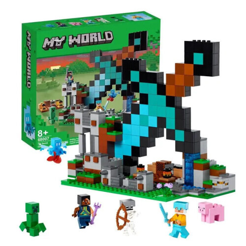 For Minecraft The Sword Outpost Building Set Fits