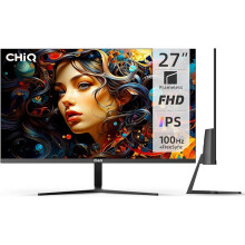 CHiQ 27F650R,27 Inch Monitor, PC Monitor, FHD(1920x1080), 100Hz, Ultra Slim, IPS, DC Dimming, Built-in Speaker, AMD FreeSync, 99% sRGB, Type-C, HDMI