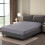(Double Fitted Sheet 30cm, Grey) 100% Cotton Fitted Sheet Fully Elasticated 30CM Bed Sheets Double King Super King 1