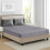 (Double Fitted Sheet 30cm, Grey) 100% Cotton Fitted Sheet Fully Elasticated 30CM Bed Sheets Double King Super King 5