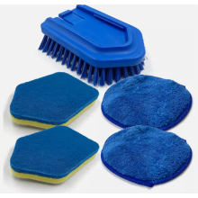 Bathroom Cleaning Kit Mop Bath Shower Tile Floor Cleaner Kit Brush