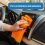 Microfibre Cloths 40x40cm Large Car Window Cleaning 40pcs Absorbent 7