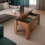 Rustic Oak Coffee Table with Lift-Up Top - Tromso Under Shelf Storage 2