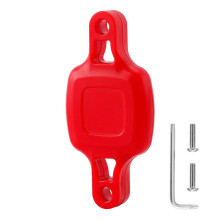 (Red) Bicycle Mount Holder Protect Case For Airtag Protective Cover Bike Anti-theft Protection Locator For Apple Airtags Air Tag