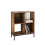 4-Cube Wooden Bookcase - Compact Display Shelves for Home Storage 3