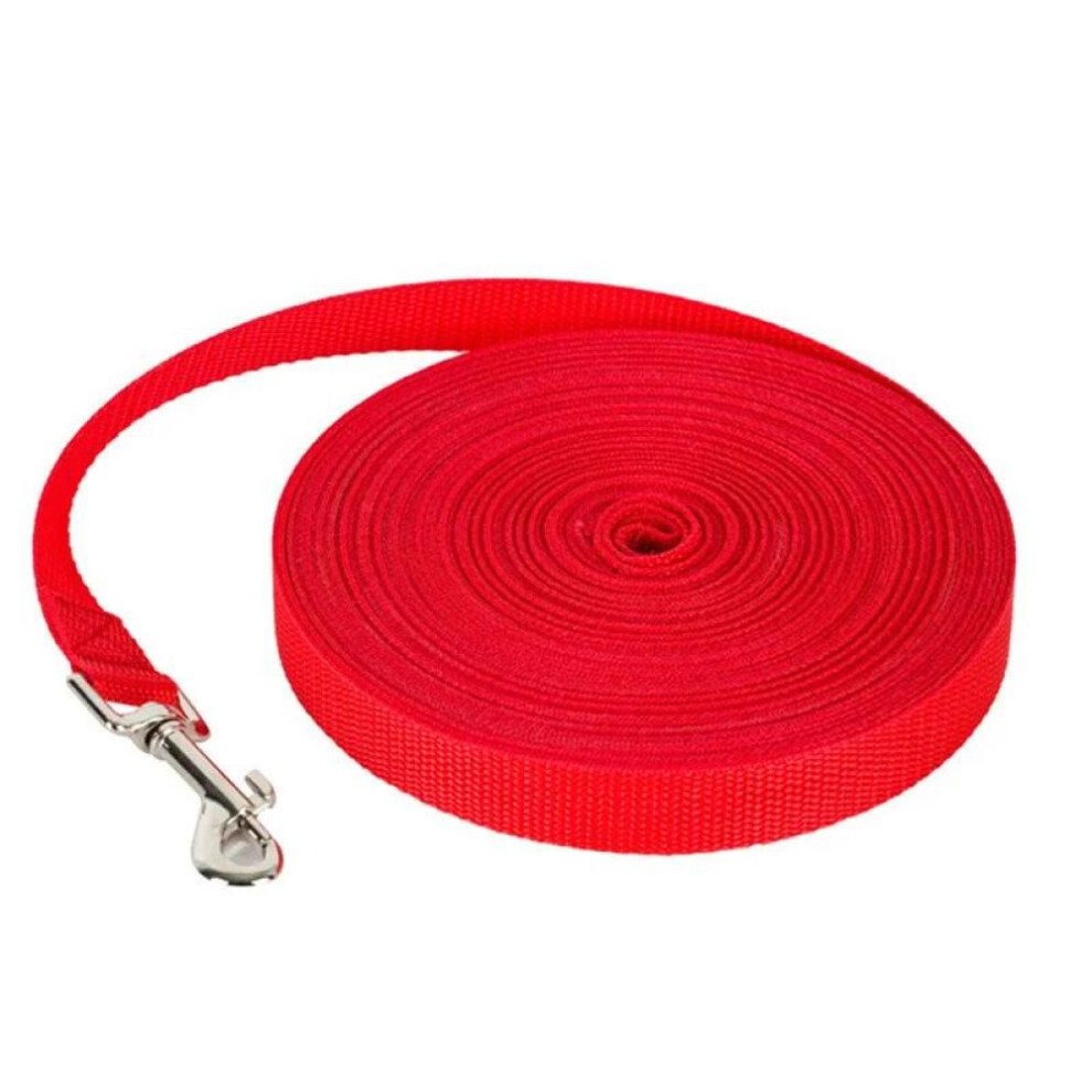 (Red, 3m) 1pc Nylon Dog Training Leash 3m For Dogs