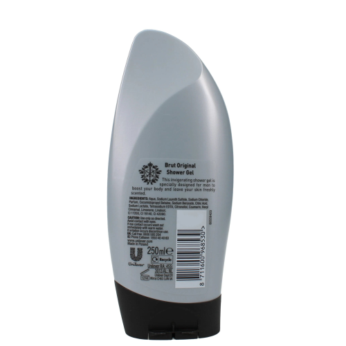 Brut 6 x 250ml BRUT ORIGINAL Shower Gel Classic Rare 2