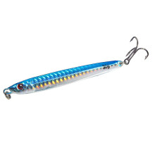 (Blue) 9cm 30g Metal Casting Lure Casting Jig Metal Slice Fishing Lures With Hooks For Fish Bait