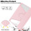 For Samsung Galaxy Tab S9 FE+ / S10+ 360 Rotation case (Pink) 5