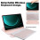 For Samsung Galaxy Tab S9 FE+ / S10+ 360 Rotation case (Pink) 6