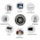 (1pcs, Silver) Quantum Shield Anti Radiation Phone Stickers Emf Protection 3