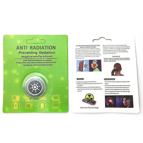 (1pcs, Silver) Quantum Shield Anti Radiation Phone Stickers Emf Protection 1