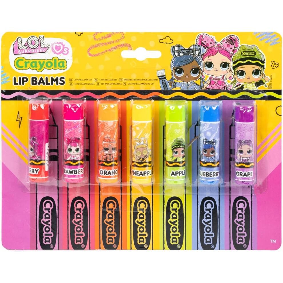 Crayola X LOL Surprise Fruity Lip Balm Gift Set