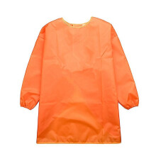 (L, orange) Can Diy Environmental Protection Coveralls Children's Painting Clothes Baby Waterproof Anti-dressing Clothes Eating Clothes Big Children's Apron