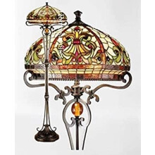 (Boheme Style) BELOFAY Tiffany Style Floor Lamps, Stained Glass Handmade Tiffany Lights Floor Lamps for Bedrooms, Living Room and Lounge