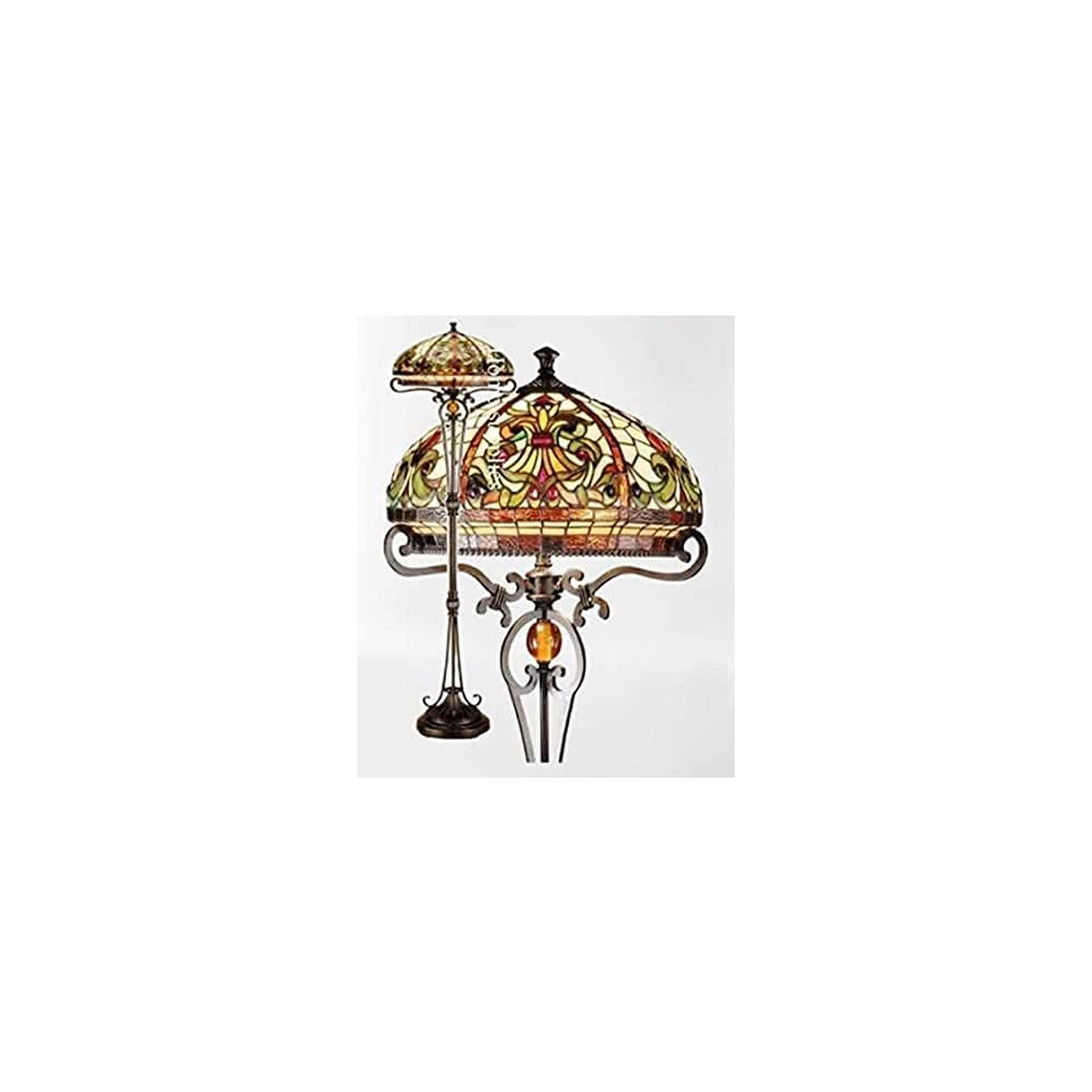 (Boheme Style) BELOFAY Tiffany Style Floor Lamps, Stained Glass Handmade Tiffany Lights Floor Lamps for Bedrooms, Living Room and Lounge