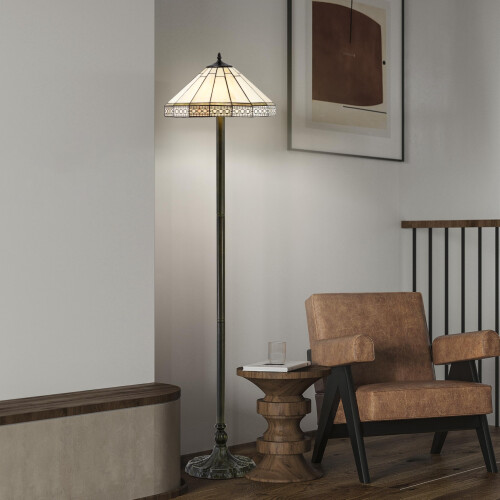 BELOFAY Handmade Tiffany Floor Lamp 2