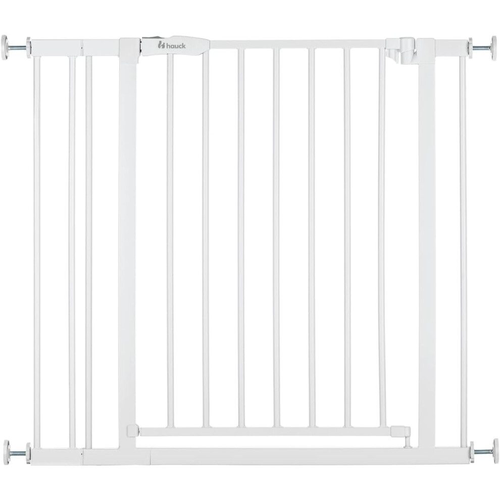 Hauck Open N Stop 2 Set With 9Cm Extension Baby Safety Gate Set - White