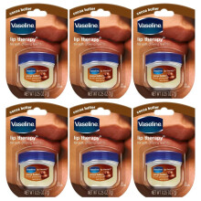 Vaseline Lip Therapy Cocoa Butter Lip Balm For Soft & Glowing Lips 7g Pack Of 6 |Nourishes & Protects Lips|Non-greasy Lip Moisturizer Naturally Tinted