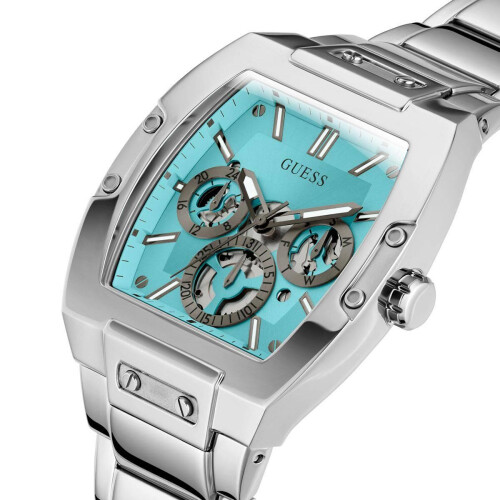 Guess Guess Silberfarbene Herren Multifunktionsuhr 2