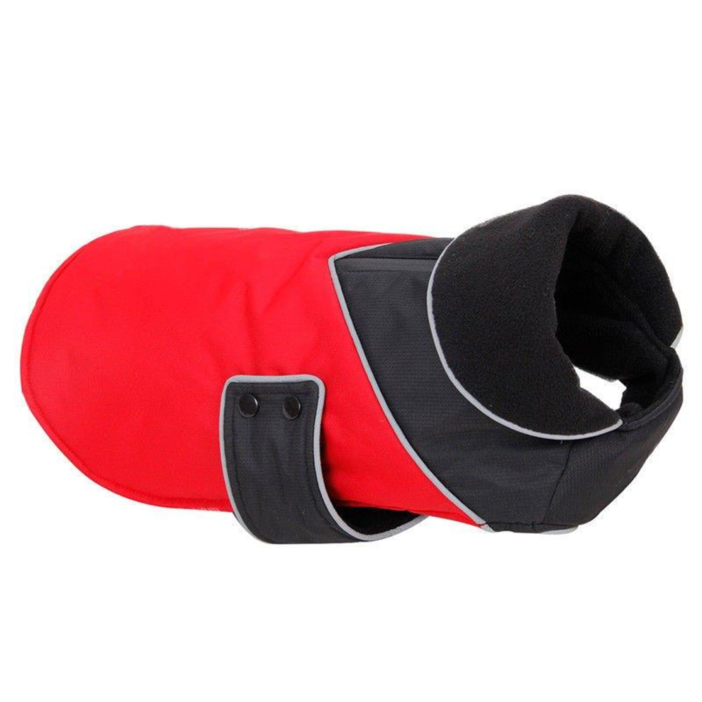 AllPetSolutions Waterproof Dog Warm Jacket - Red -S/M/L