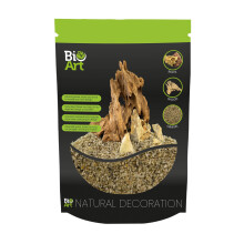 (Yellow Gravel) BioArt 800g Gravel for Terrarium Natural Decorative Soil Substrate Decor Pebbles Stones Aquatic Plant Black Yellow Brown