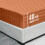 (Double Bed Sheet, Orange/Rust- Stripe Bed Sheet 40cm) Extra Deep Fitted Sheet 40cm Stripe Bedsheet UK 3