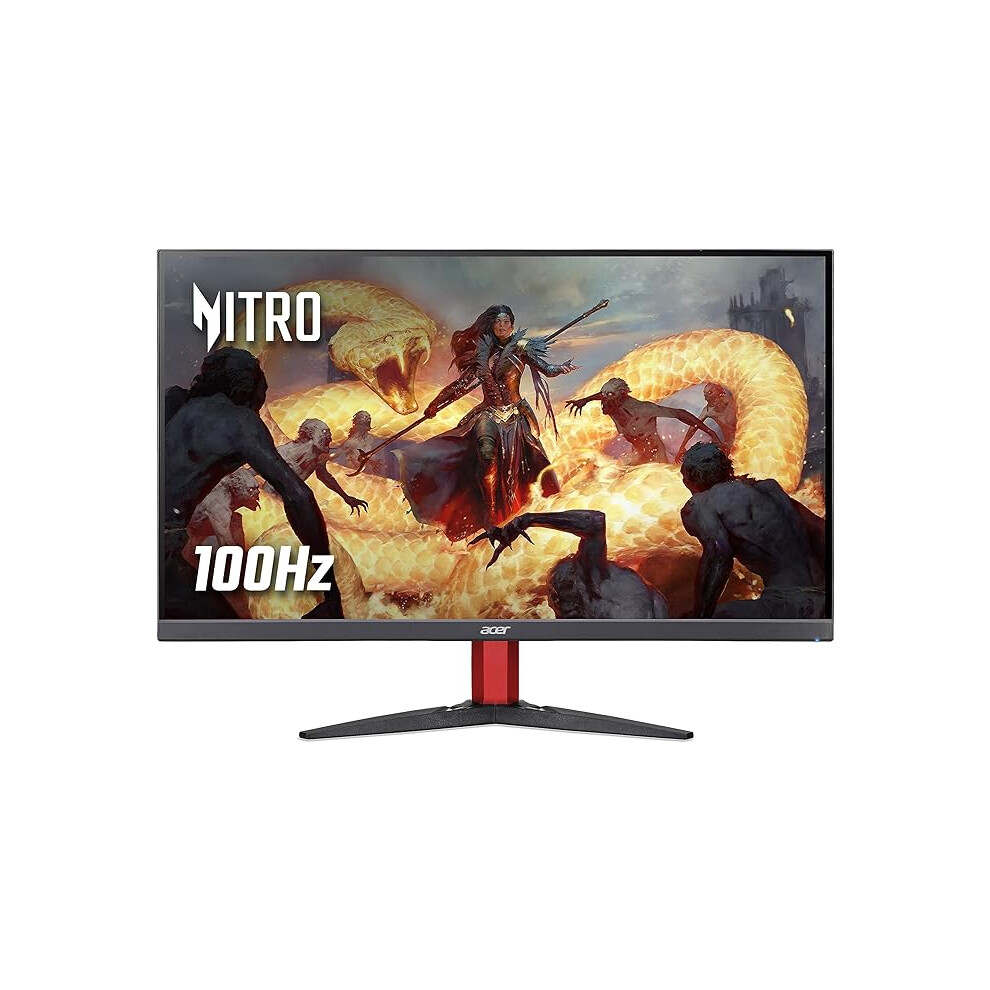 Acer Nitro Kg242y E 24-Inch Gaming Monitor - Ips Panel, 1920 X 1080, 4Ms, 100Hz, Freesync, Hdmi, Vga
